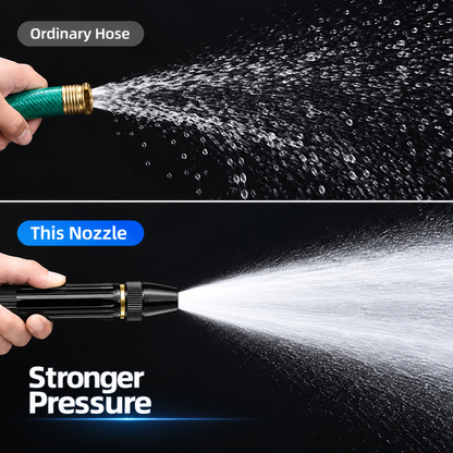 🚿Adjustable High-Pressure Water Spray Nozzle – Car Wash & Outdoor Cleaning