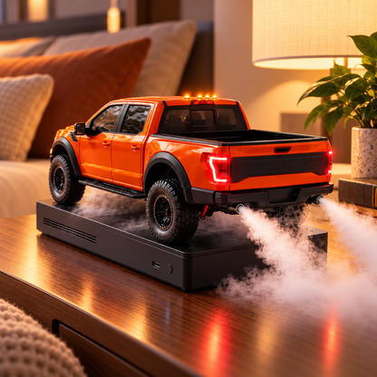 🚘 LED Pickup Truck Humidifier – Exhaust-Style Mist Effect & Cool Desktop Decor