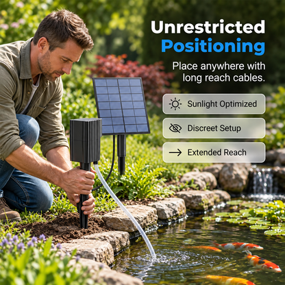 ☀️Solar Pond Aerator with Air Pump🐟