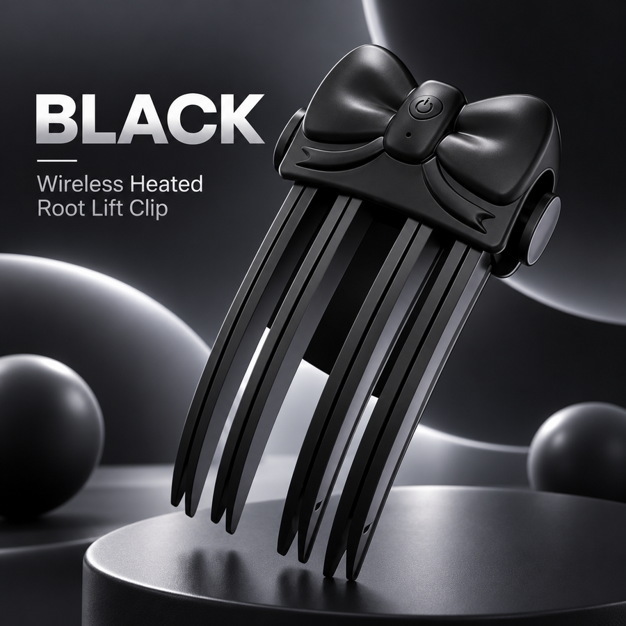 Black wireless root lift clip