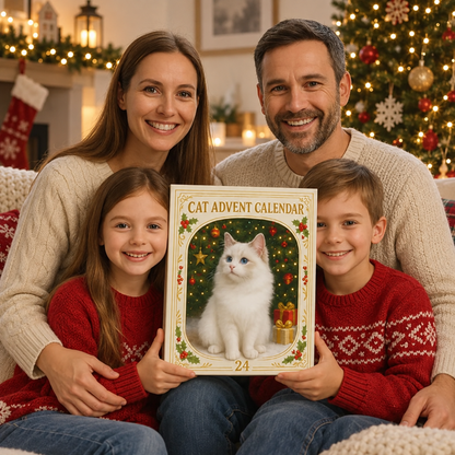 🎄 2026 Cat Advent Calendar – Christmas Countdown Gift for Cat Lovers