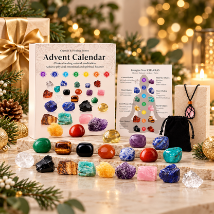 🎁 Crystal Advent Calendar — 24 Days of Gemstone Surprises ✨