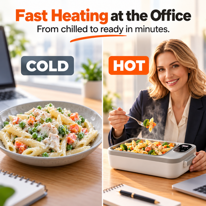 🍱 Portable Electric Heated Lunch Box – Enjoy Warm Meals Anywhere