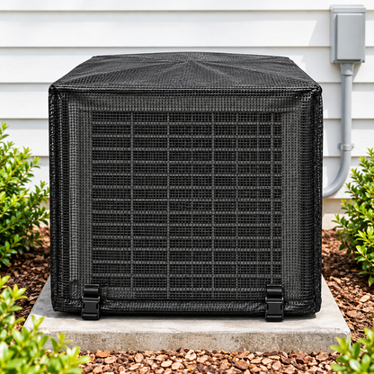🍃 Heavy-Duty Breathable Mesh AC Cover – Keep Leaves & Debris Out