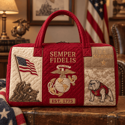 Ncrovopro military heritage quilted duffel bag product image