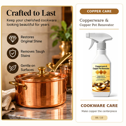 ✨ Copper Pot & Cookware Cleaner – Restore Shine & Remove Tarnish