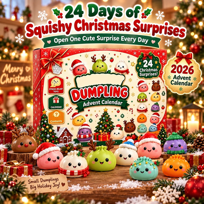🎄 24-Day Squishy Advent Calendar – A New Christmas Surprise Every Day
