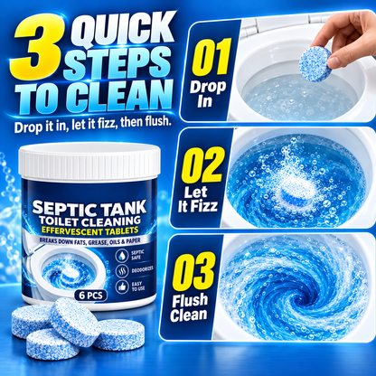 🚽 Drop, Fizz & Clean – Toilet Cleaning Tablets