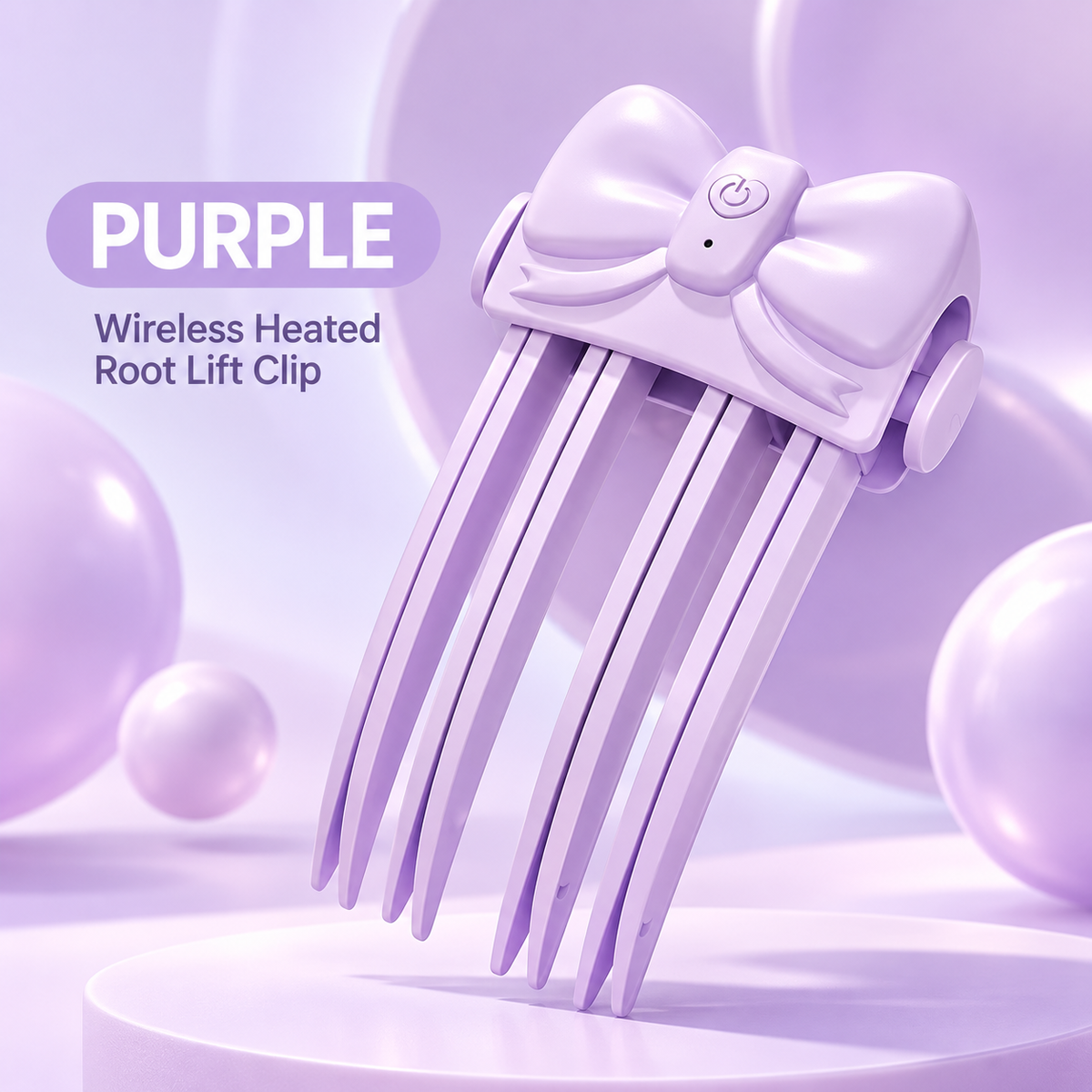 ✨ Wireless Heated Root Lift Clip – 💁‍♀️ Volumizing Hair Styling Tool