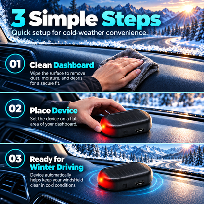 ❄️ Electromagnetic Snow & Ice Device for Cars – Winter Windshield Accessory 🚗