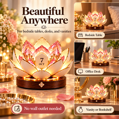 🌸✨ Automatic Blooming Perpetual Calendar | A Timeless Flower That Blooms Year After Year 🌷♾️