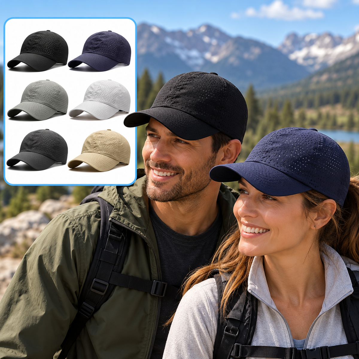 ☀️ Lightweight Breathable Baseball Cap – Stay Cool & Comfortable