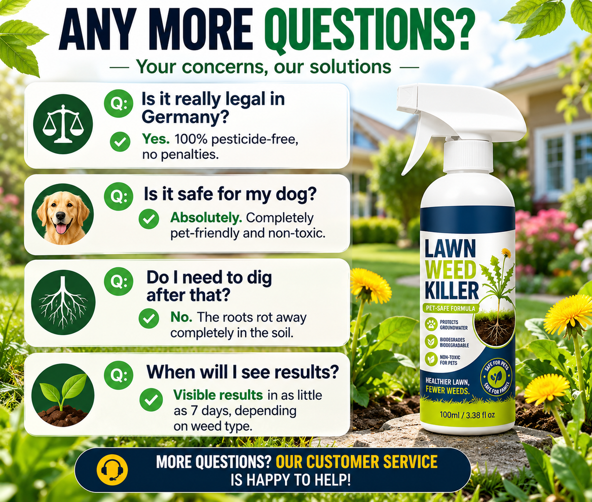 🌿 Easy-Use Weed Killer for Home & Garden