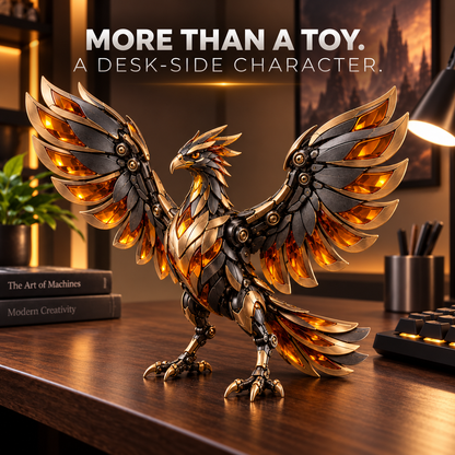 🥚✨ 2-in-1 Transforming Mechanical Fantasy Eggs – Griffin & Phoenix Collectible Figures