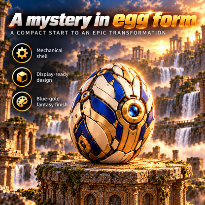 🥚✨ 2-in-1 Transforming Mechanical Fantasy Eggs – Griffin & Phoenix Collectible Figures