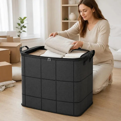 📦 Giant Foldable Storage Bag – Large Capacity Organizer for Bedding, Clothes & Blankets 🌟