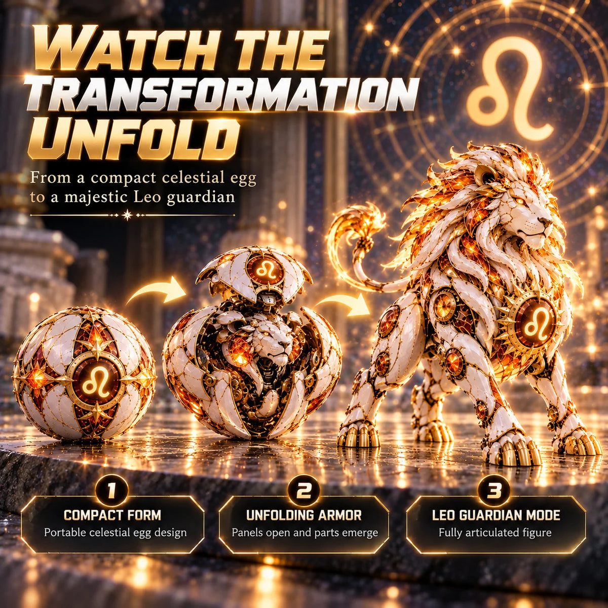 🌌✨ Transforming Celestial Guardians – Magical Cosmic Collectible Collection