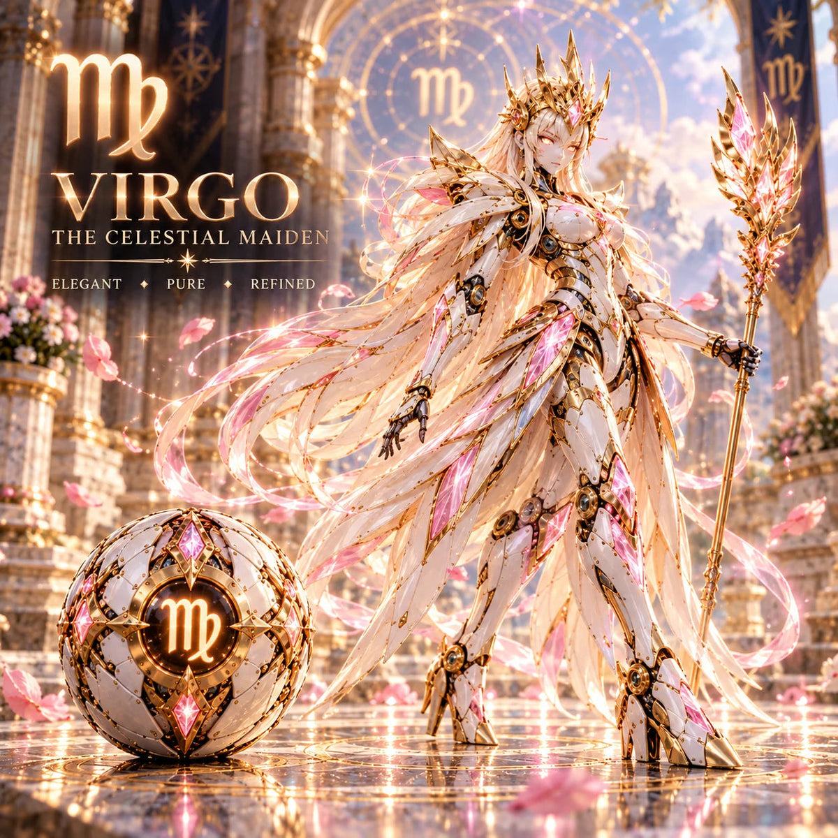 Zodiac Guardian Eggs – Virgo illustration
