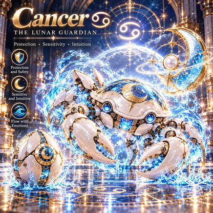 Zodiac Guardian Eggs – Cancer illustration