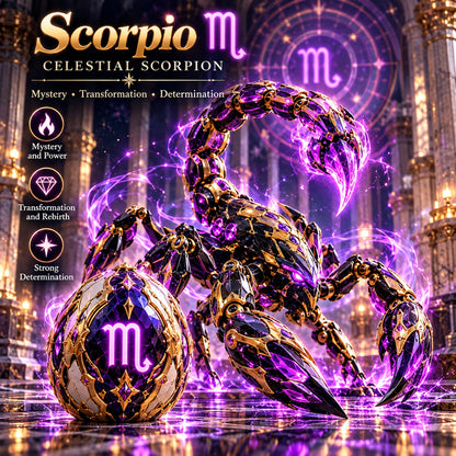 Zodiac Guardian Eggs – Scorpio illustration