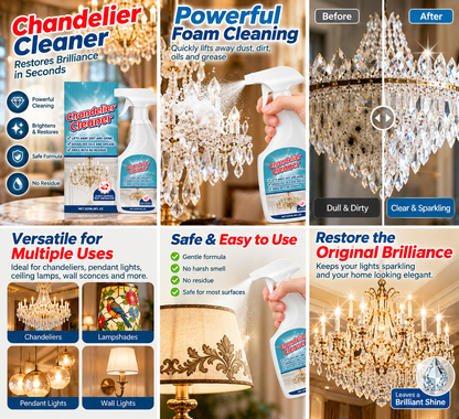 💯 Powerful Stain Removal-chandelier Cleaner