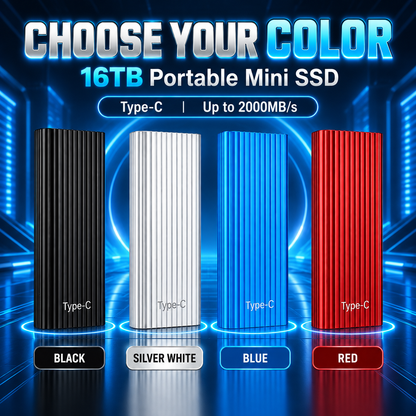 Portable Type-C Mini SSD – Compact External Storage Drive