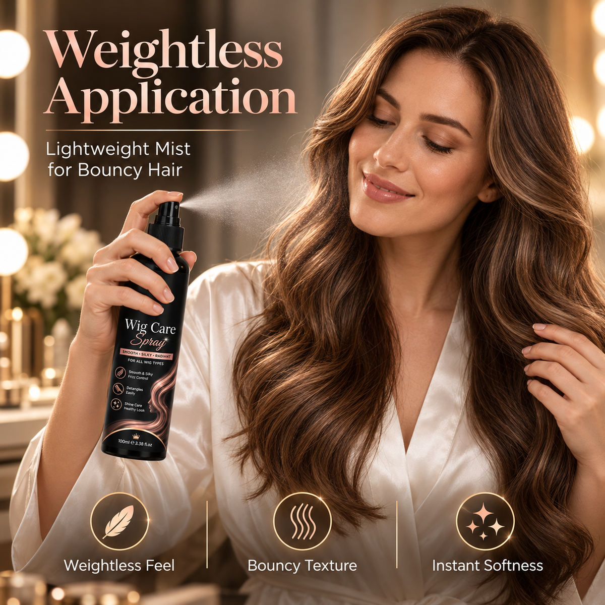 Multi-Purpose Wig Care Spray – 100ml Detangling Styling Care
