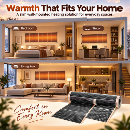 Wall-Mounted Infrared Heating Panel – Indoor Radiant Heater