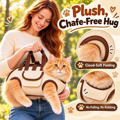 😽Hands-Free Pet Sling & Harness Carrier 🐾🐶