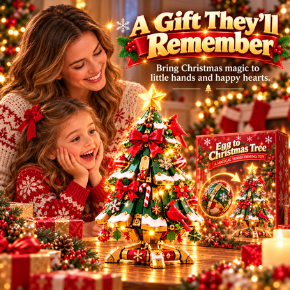 🎄🎁 Magical Egg-to-Christmas Tree – Transforming Holiday Decoration & Christmas Gift