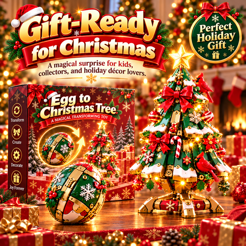 🎄🎁 Magical Egg-to-Christmas Tree – Transforming Holiday Decoration & Christmas Gift