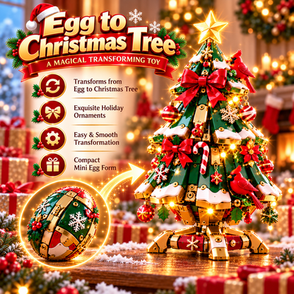 🎄🎁 Magical Egg-to-Christmas Tree – Transforming Holiday Decoration & Christmas Gift