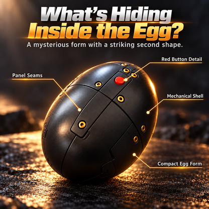 Egg to Raptor – 2-in-1 Transforming Mechanical Dinosaur Figure