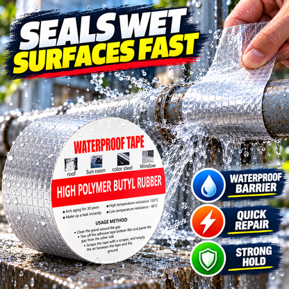 🛠️ Heavy-Duty Aluminum Foil Repair Tape – Moisture-Resistant Sealing & Repair