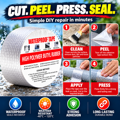 🛠️ Heavy-Duty Aluminum Foil Repair Tape – Moisture-Resistant Sealing & Repair