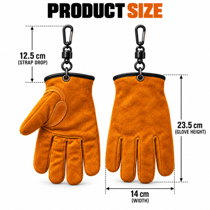Outdoor Thickened Wear-Resistant Cowhide Work Gloves