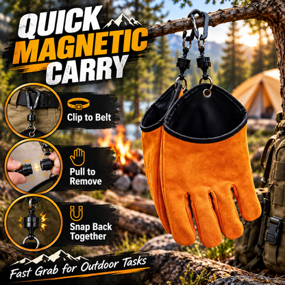 Outdoor Thickened Wear-Resistant Cowhide Work Gloves