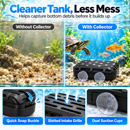 Turtle Tank Waste Collector | Aquarium Cleaning Accessory