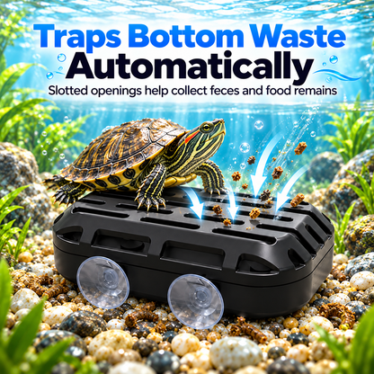 Turtle Tank Waste Collector | Aquarium Cleaning Accessory