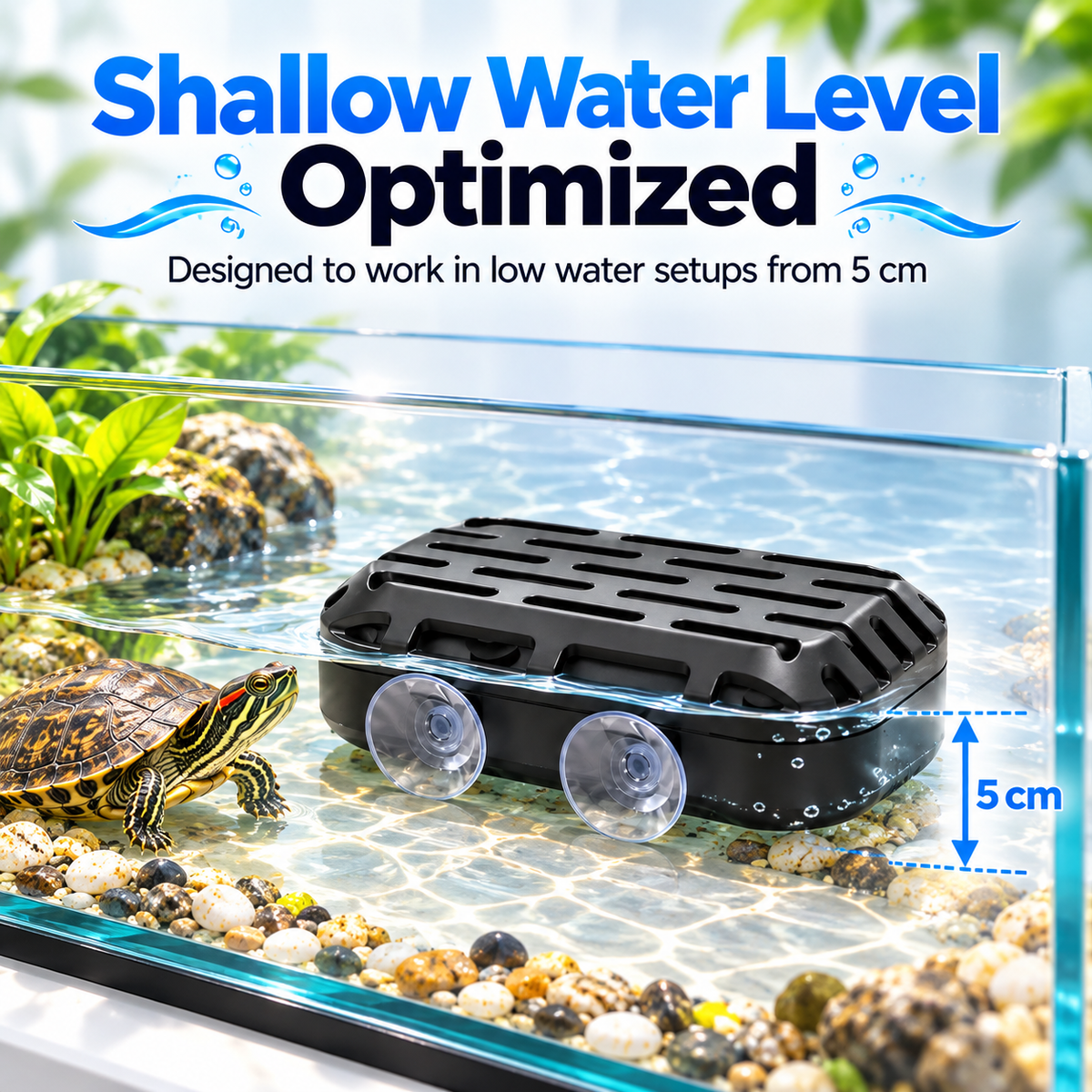 Turtle Tank Waste Collector | Aquarium Cleaning Accessory