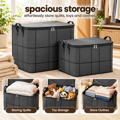 📦 Giant Foldable Storage Bag – Large Capacity Organizer for Bedding, Clothes & Blankets 🌟