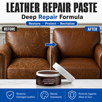 🔥Leather Repair Paste – Fix Cracks, Scratches & Tears