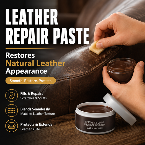 🔥Leather Repair Paste – Fix Cracks, Scratches & Tears