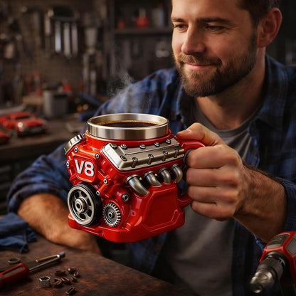 🚘️Ultimate  Engine Theme Gift Mug · The Dream Choice for Car Enthusiasts