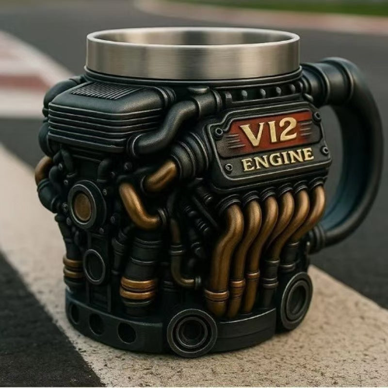 🚘️Ultimate  Engine Theme Gift Mug · The Dream Choice for Car Enthusiasts