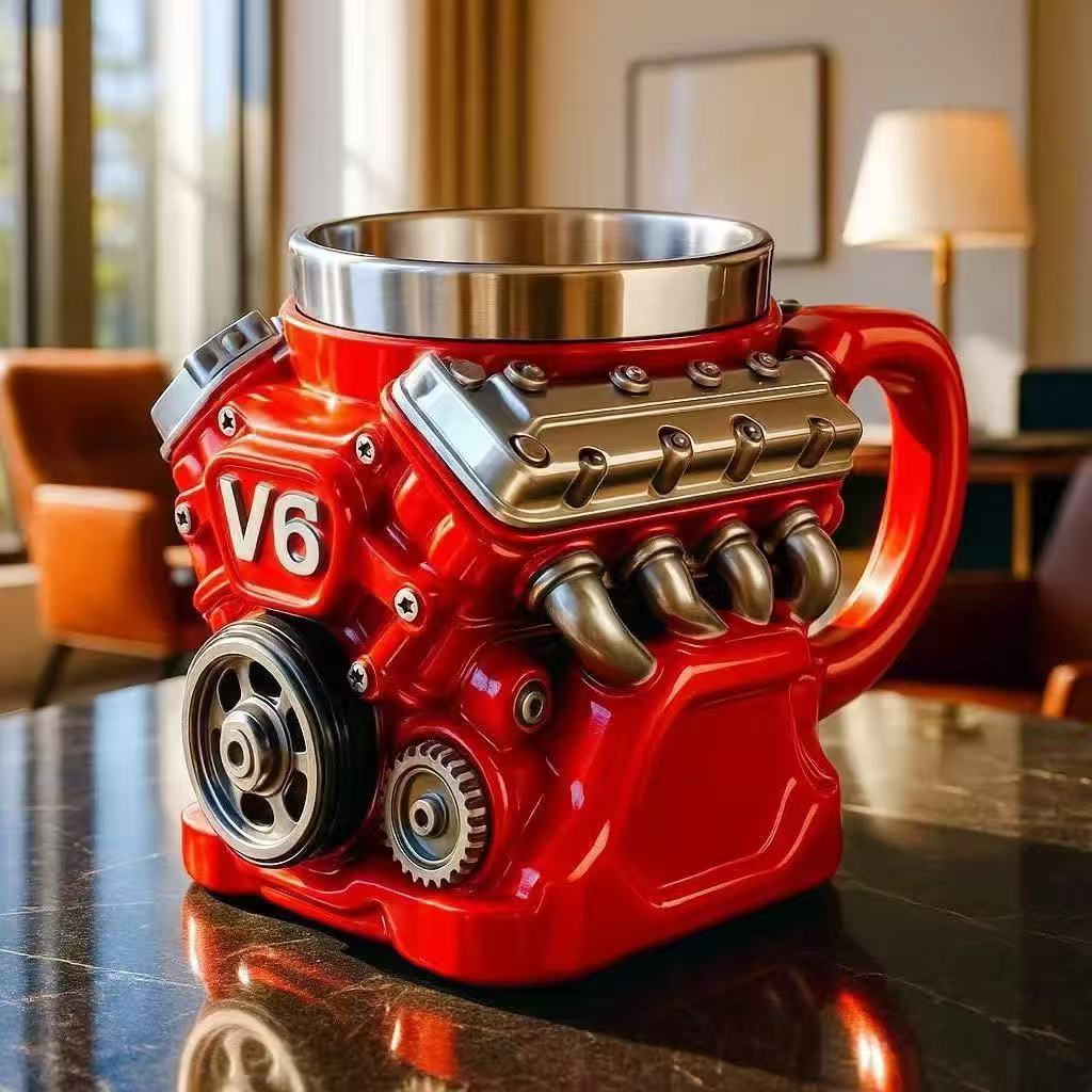🚘️Ultimate  Engine Theme Gift Mug · The Dream Choice for Car Enthusiasts
