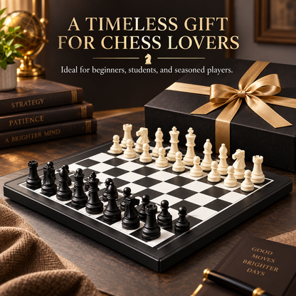 ♟️ Premium Magnetic Chess Set🔥250th Anniversary Special Edition Chessboard & Pieces