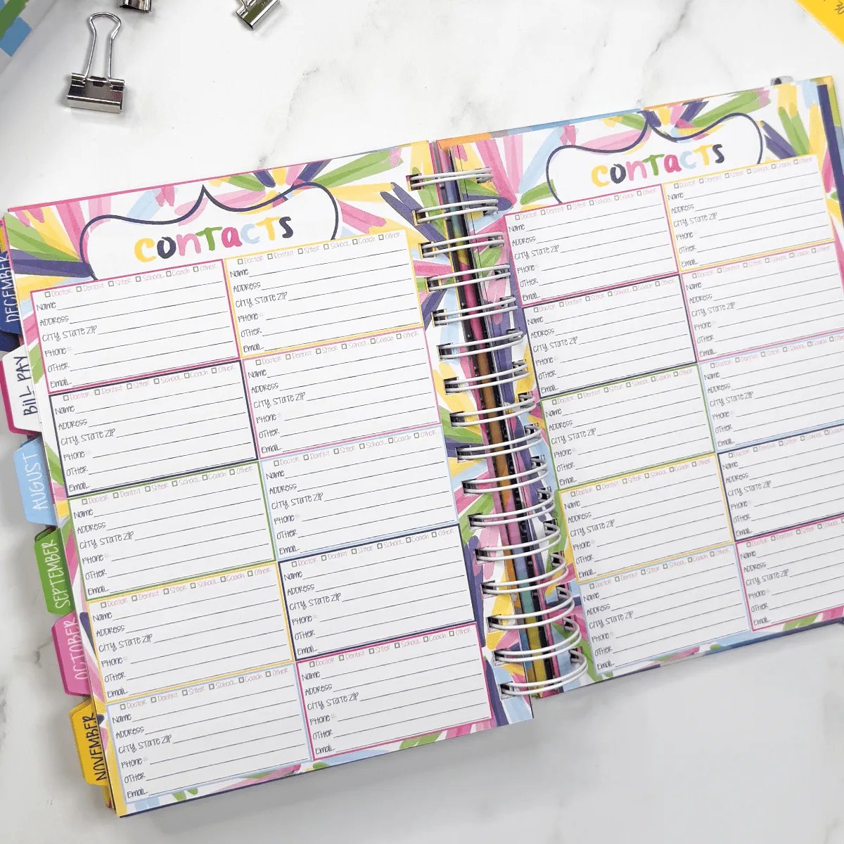 📅✨ 2027–2028 Reminder Binder – 24-Month All-in-One Life Planner