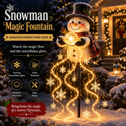 🔔🎄 Festive From Every Angle ✨– Magical Christmas Cascade Solar Garden Light🎄🎁