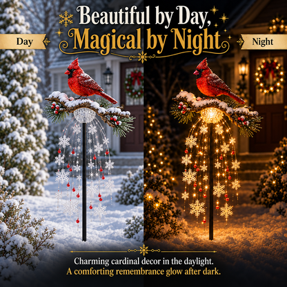 🔔🎄 Festive From Every Angle ✨– Magical Christmas Cascade Solar Garden Light🎄🎁